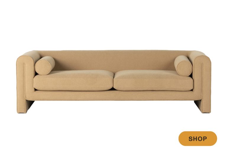 15 Camel Color Sofas Interior Designers Love | Havenly Blog | Havenly ...