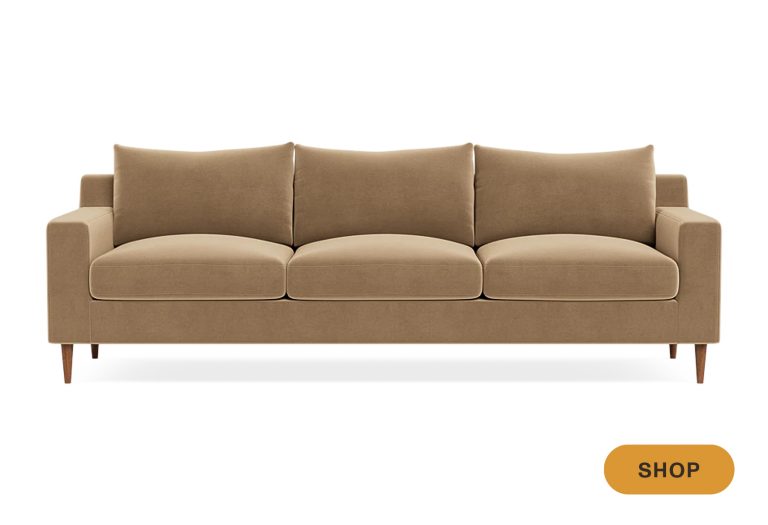 15 Camel Color Sofas Interior Designers Love | Havenly Blog | Havenly ...