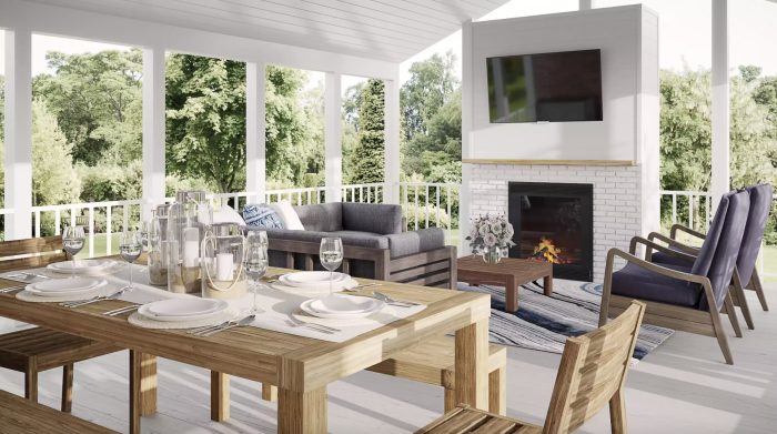 Outdoor living room