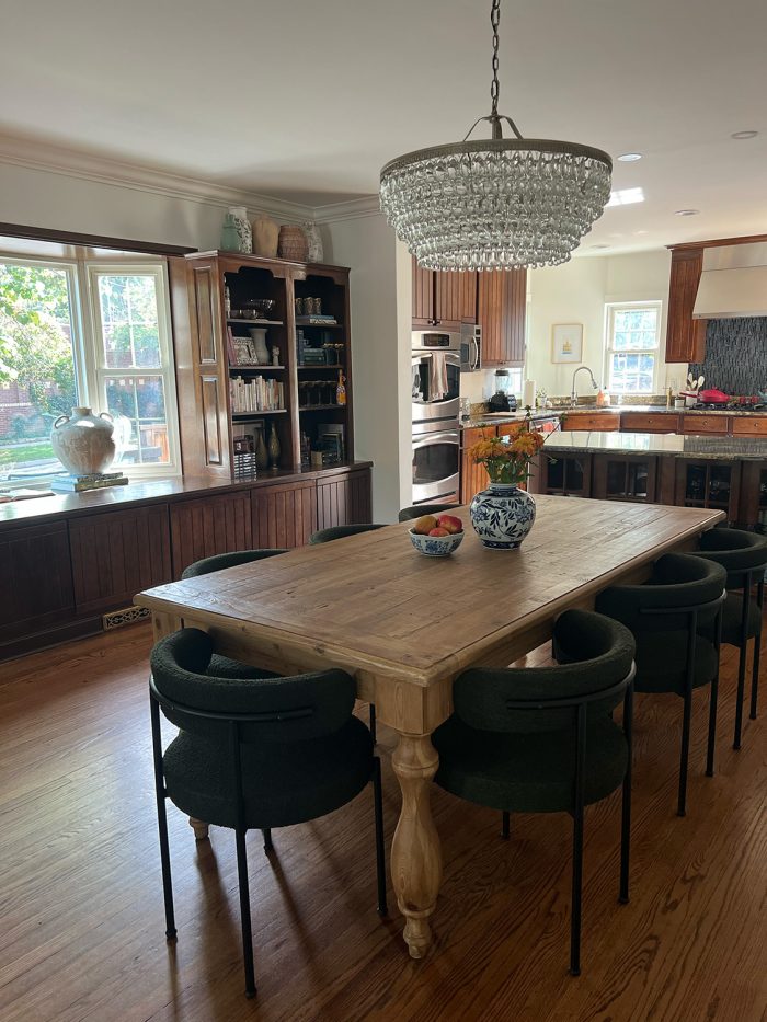 before and after painted cabinets kitchen​